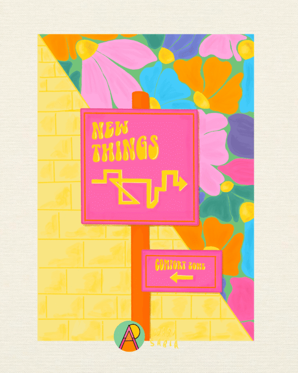 Print "NOT COMFORT ZONE" - A4 papel artístico mate (21x30)