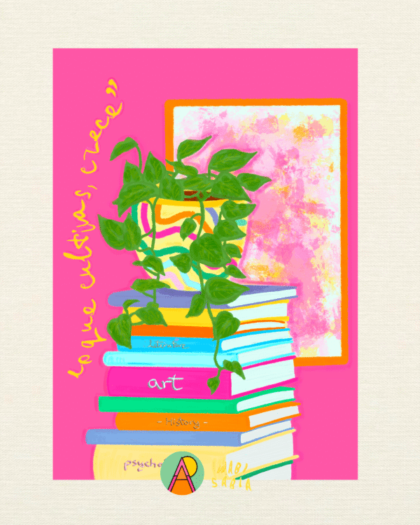 Print "LO QUE CULTIVAS, CRECE" - A4 papel artístico mate (21x30)