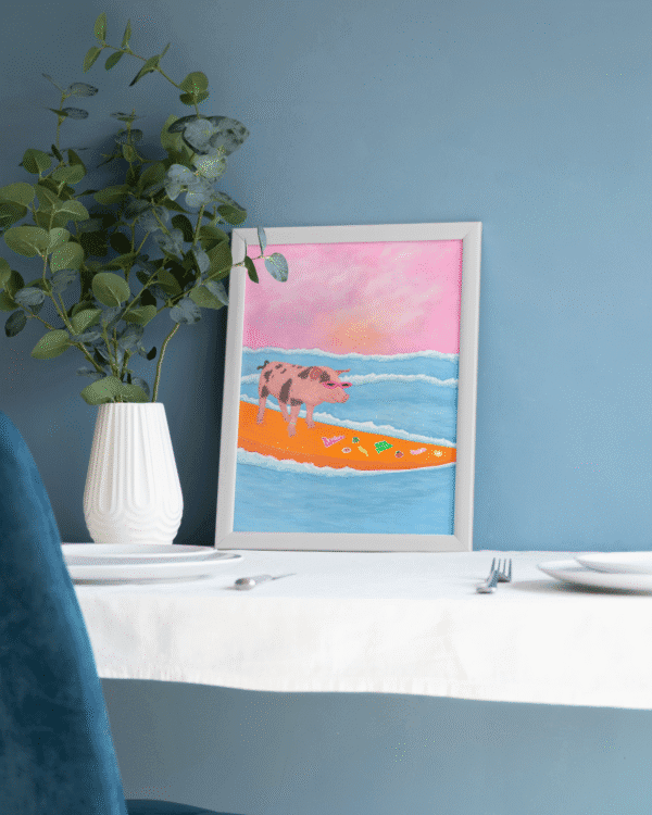 Print "SURF VIBES" - A4 papel artístico mate (21x30)