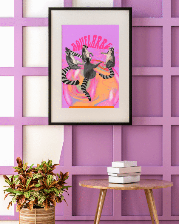 Print "AQUELARRE DE LÉMURES" - A4 papel artístico mate (21x30)