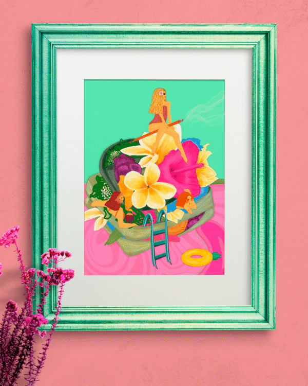 Print "GRATITUDE IN A FANTASY WORLD - A4 papel artístico mate (21x30)