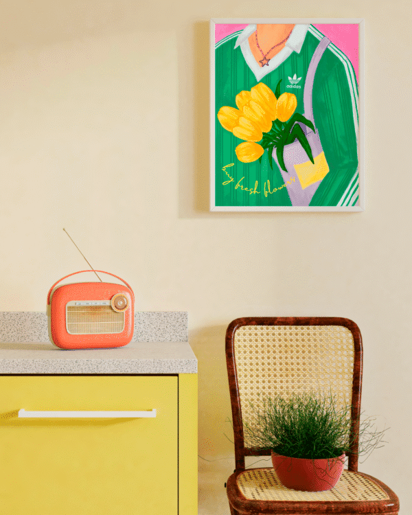 Print "REGÁLA(TE) FLORES" - A4 papel artístico mate (21x30)