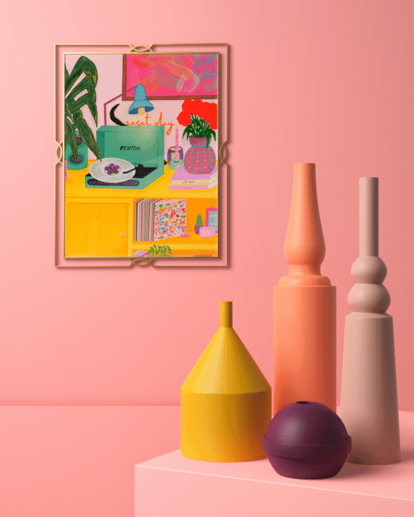 Print "ONE RESET DAY A WEEK" - A4 papel artístico mate (21x30)