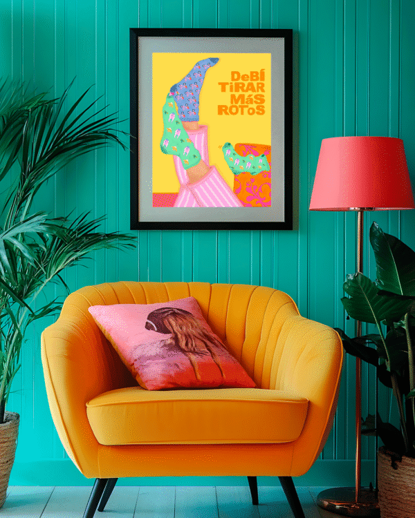 Print "DEBÍ TIRAR MÁS ROTOS" - A4 papel artístico mate