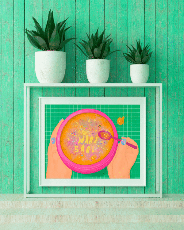 Print "WABI-SABI" - A4 papel artístico mate (21x30)