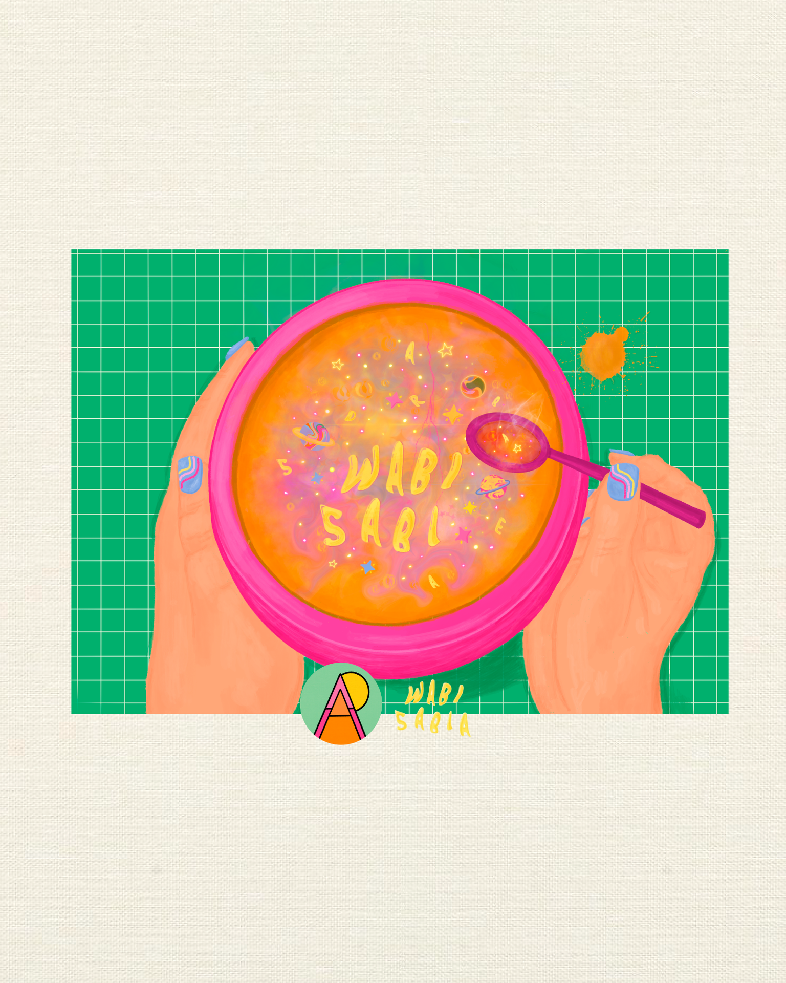 Print "WABI-SABI" - A4 papel artístico mate (21x30)